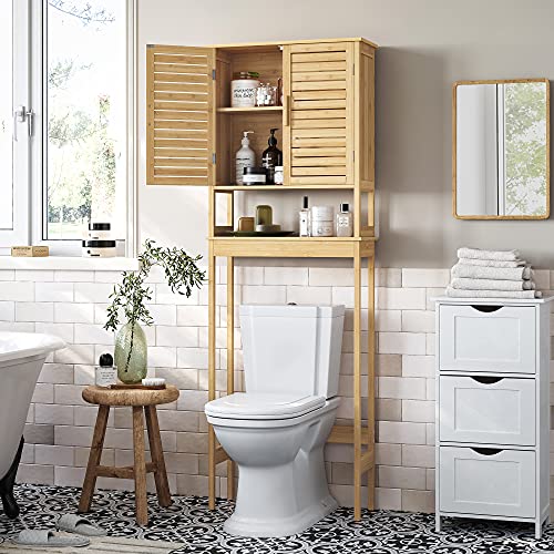 SONGMICS Over The Toilet Storage Bathroom with
