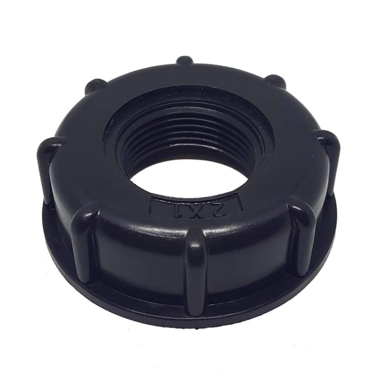 ExcInter IBC Tank Adapter,Inlet: 60mm coarse thread,Outlet size:1",Thread to Hose Faucet Valve Replacement Fittings Garden Supplies Watering