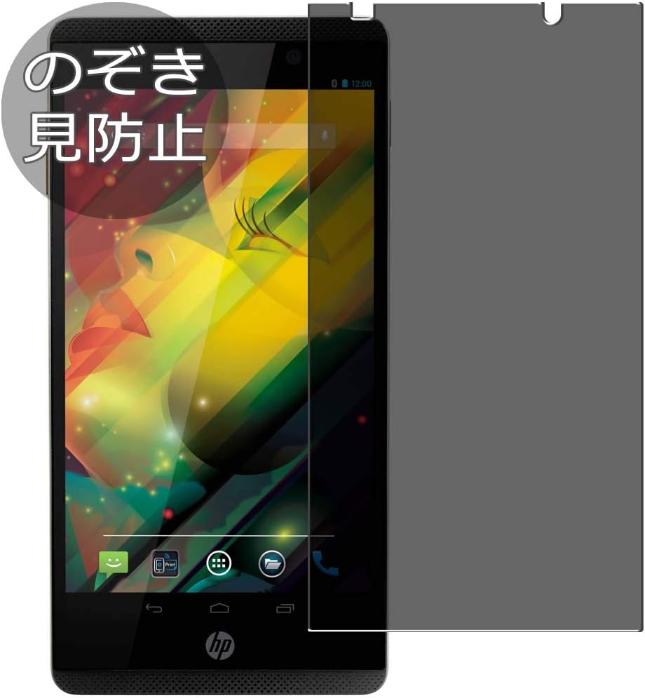 Synvy Privacy Screen Protector Film for HP Slate 6 VoiceTab 6" Slate6 0.14mm Anti Spy Protective Protectors [Not Tempered Glass]