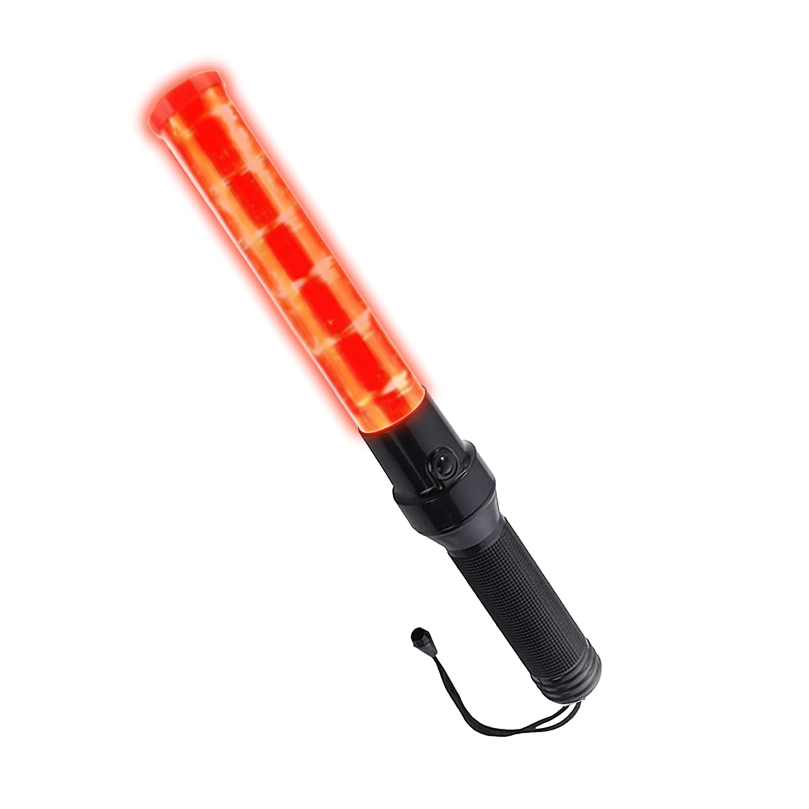 Candeon LED Signal Traffic Wand Flashlight, 41cm Red Glowsticks Lightstick Traffic Wand Safety Signal Wand, 2 Light Modes Waterproof LED Traffic Control Baton for Parking, Construction, Concert, Party