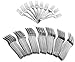 Beaumont Kitchenware Top Rated Plastic Silverware | BPA Free Construction and Finish | Modern, Elegant Scallop Design | Set of 80 Forks, 40 Spoons, and 40 Knives
