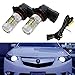 iJDMTOY 8K Blue 80W 16-CREE 9005 LED High Beam Daytime Running Lights Kit, Compatible For Acura TSX RDX TL MDX Civic Accord CRZ