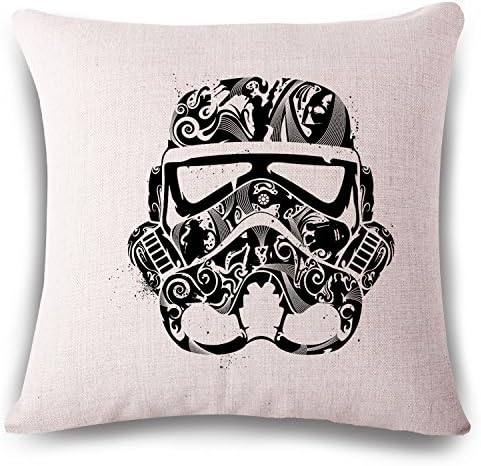 Star Wars Clone Trooper Printed Cotton Linen Decorative Throw Pillow Case Sofa Home Decor Cushion Cover