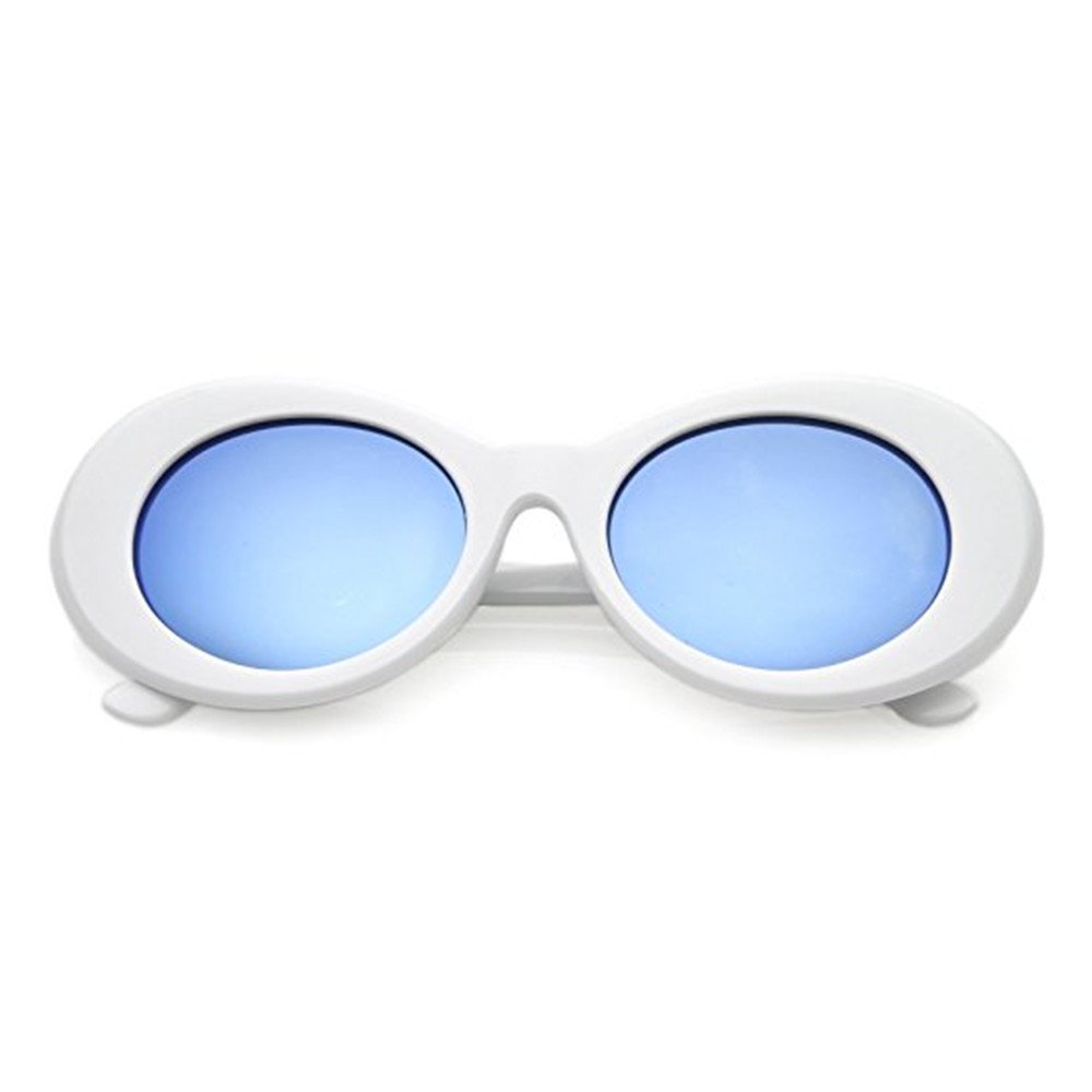 Aigemi 2018 Unisex Bold Retro Oval Classic Sunglasses Clout Goggles