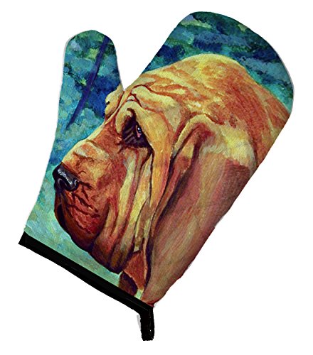 Caroline's Treasures 7013OVMT Bloodhound Oven Mitt, 12" by 8.5", Multicolor
