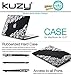 Kuzy Compatible with MacBook Air 13 inch Case A1466 A1369 Soft Touch Cover for Older Version 2017, 2016, 2015 Hard Shell, Lace Black
