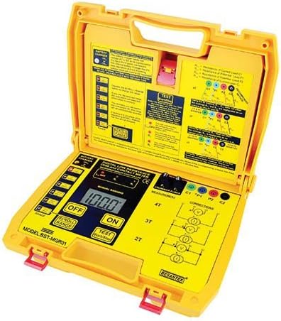 Besantek BST-MGR01 Digital Low Resistance Ohm Meter, 6 Ranges 2.000 mOhm to 200 Ohm