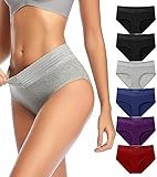 UMMISS Women's Cotton Underwear High Waisted Tummy