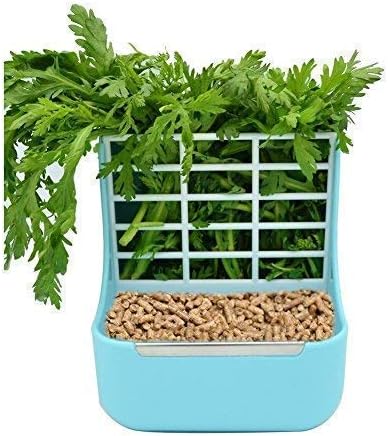 Amazon Com Wyok Rabbit Feeders Hay Food Bin Feeder Grass And
