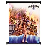 Kingdom Hearts Game Fabric Wall Scroll Poster (32