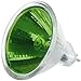 Sunlite 50MR16/NSP/12V/G 50-Watt Halogen MR16 GU5.3 Based Mini Reflector Bulb, Green