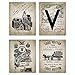 Louis Vuitton Photos - Set of 4 (8 inches x 10 inches) Fashion Poster Prints