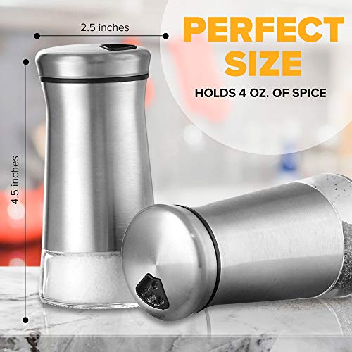 The Original Salt and Pepper Shakers set Spice Dispenser with