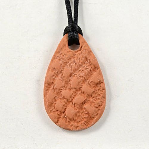 Teardrop Essential Oil Diffuser Necklace Aromatherapy Pendant with Adjustable Sliding Knot Cord