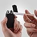 20Pcs World Backyard Dual Arc Lighter USB Rechargeable Windproof Cigarettes Electric X Beam Lighter Matte Black