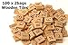 Fuhaieec 200 Wood Scrabble Tiles