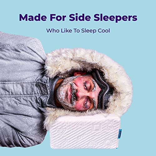 Pillow Cube Ice Cube Cooling Travel Pillow Regular (5") Memory Foam