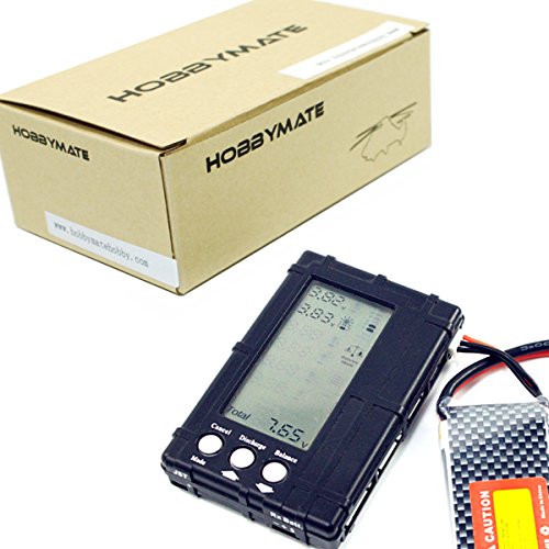 HOBBYMATE LiPo Battery Tester - Low Voltage Alarm - Lipo Battery Balancer Discharger - AOK OEM