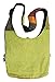 KayJayStyles Sun Moon Hippie Boho Slouch Bag Sling Nepal Cross Body Bag (Gray)