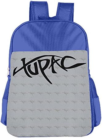 2Pac Tupac Logo Kids School Backpack Bag RoyalBlue