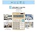 Calculator, Hysada Elegant Design Superior Quality Large Electronic Desktop Calculator with 12-digit Large Display, Solar and Battery Dual Power