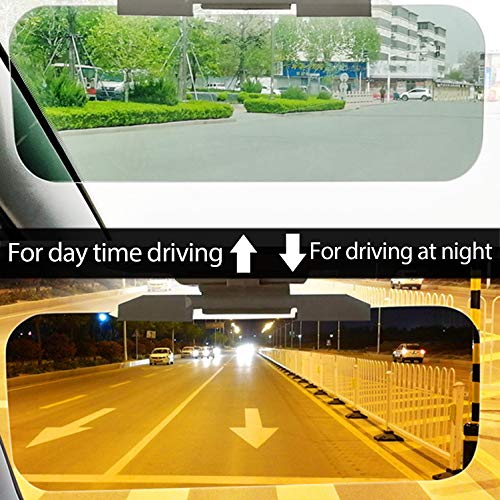 WFPOWER Car Sun Visor Extender (2 Pack) Anti Glare Blocker 2 In 1, UV Day Vision and Night Vision Goggles for Windshield, Sun Shield 12.6 x 4.7inch for Sedan Mini Van Pack of 2 [2019 Upgraded Version] - Thumbnail 5