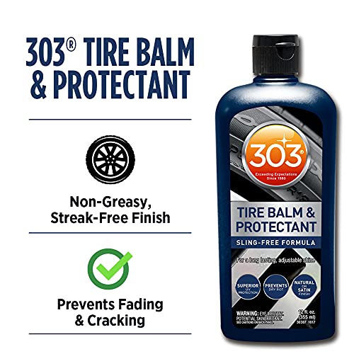 303 Tire Balm and Protectant Sling Free Formula for A Long Lasting