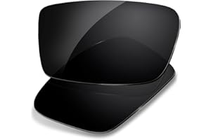 Dynamix Polarized Replacement Lenses for Oakley Gascan | Easy To Install | Fit Perfectly | Solid Black