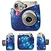 CAIUL Compatible Comprehensive Protection Case for Fujifilm Instax Mini 7s and Polaroid PIC-300 Camera (Galaxy)