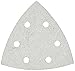 Bosch SDTW062 3-1/2 In. 60 Grit 25-Piece White Detail Sander Abrasive Triangles for Paint