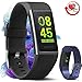 MorePro X-Core Fitness Tracker HR, Waterproof Color Screen Activity Tracker with Heart Rate Blood Pressure Monitor, Smart Wristband Pedometer Watch with Step Calories Counter, Black