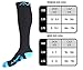Compression Socks (1 pair) for Women & Men by A-Swift - Graduated Athletic Fit for Running, Nurses, Flight Travel, Skiing & Maternity Pregnancy - Boost Stamina & Recovery