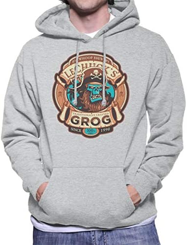 JYSDZSE Ghost Pirate Grog Monkey Island LeChuck Men's Hooded Sweatshirt