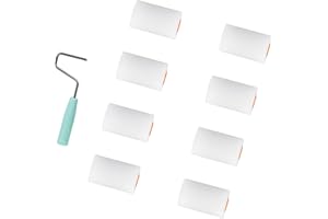 9PCS Small Foam Roller Set Compact Foam Paint Upgrade Interior Wall Professional Painters Projects for Accurate Painting Proj