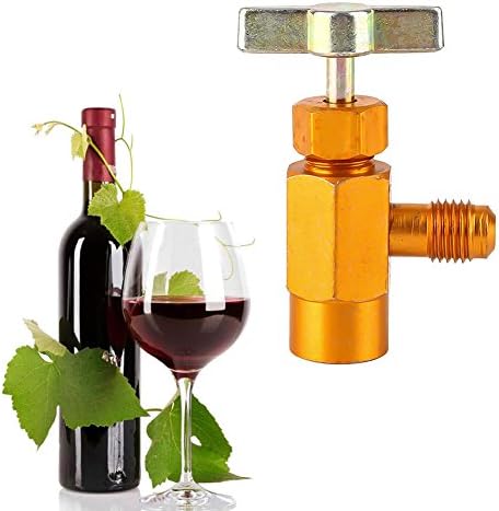 FANCYLEO R-134 1/2" AC Can Dispensing Refrigerant Tap Metal Can Tap Thread Valve Tool Bottle Opener