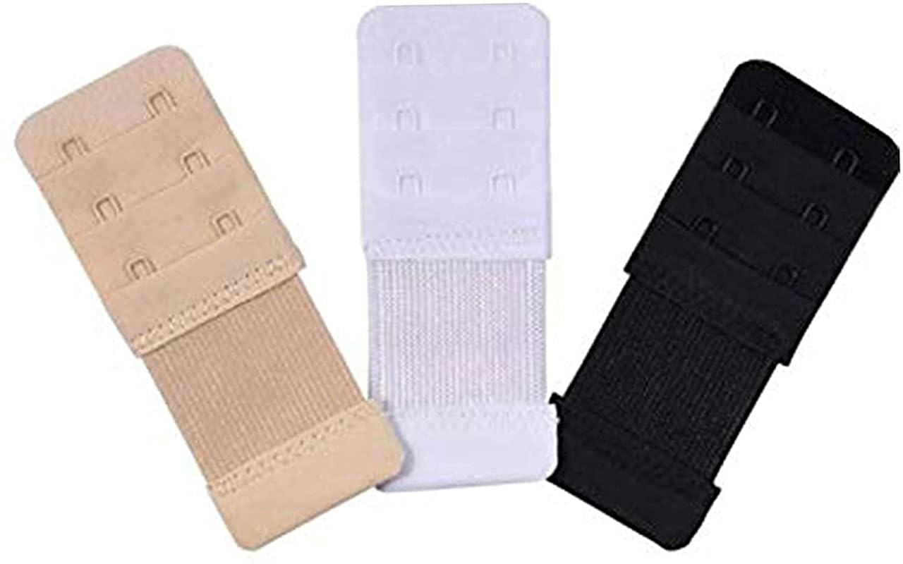 Dazr Bra Hook Extender2 Hook 2 Eye (with Extra Elastic) Save Your
