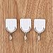 Self Adhesive Wall Hooks,Crytech Utility Waterproof and Oilproof Nail Free Heavy Duty Reusable Strong Stainless Steel Door Sticky Hanger Holder Kitchen Bathroom for Towel Bathrobe Coat (6 Pcs)thumb 4