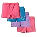 Dance Shorts for Girls Toddlers Kids Child for Gymnastics Sparkly Unicorn Print