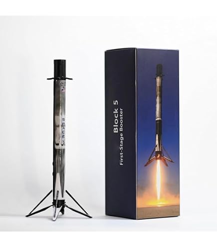 Amazon.com: wltk Space X Falcon 9 1/233 Diecast Rocket Model