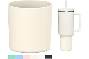 WUQID Higher Silicone Boot Compatible with Stanley Quencher H2.0 40oz 30oz 20oz & IceFlow Flip 30oz 20oz,Fit Same Diameter 20oz-40oz Tumbler Cups Anti-Slip Bottle Bottom Sleeve Cover