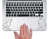 Batman vs. Superman - Trackpad Apple Macbook Laptop Vinyl Sticker Decal