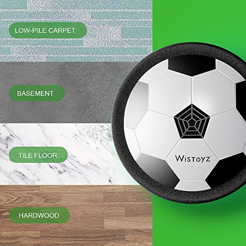image for WisToyz Kids Toys Hover Soccer Ball Set with 2 Goals, Air Soccer with 