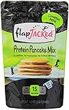 FlapJacked Protein Pancake Mix Trio, Buttermilk/Banana Hazelnut/Cinnamon Apple (12 oz each)