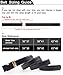 Belts Mens Leather Ratchet Comfort Cilp Adjustable Automatic Sliding Buckle Fashion Dress Belt 1.38 inches Width Black