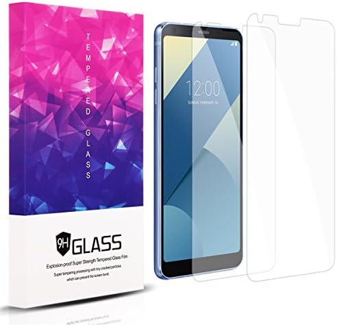 LG G6 Screen Protector Clear, [2 Packs + 1 Camera Lens Film] 2.5D Arc Edges 9H Hardness Tempered Glass Anti-Fingerprint, Anti-Oil Stain, Anti-Scratch Screen Protector Film for LG G6 - Clear