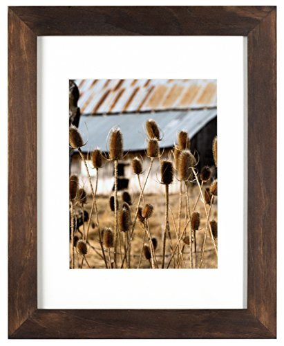Nielsen Bainbridge Artcare 11x14 Archival White Mat for 8x10 Image #RW13ARHN. Includes: UV Glazed Glass and Anti Aging Liner Hazelnut Arcadia Frame, 8 Inches x 10 Inches