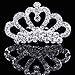 Small Princess Crowns Tiaras Party Favors for Women Girls Toddler Bulk Combs Clips Hair Accessories Pack of 12