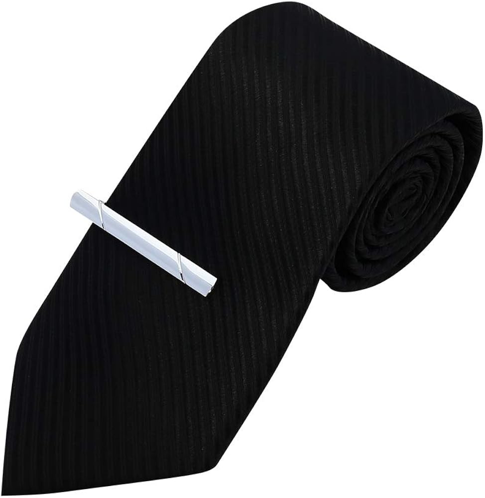 FANCYLEO EU 4 Color Tie Clips Men's Tie Accessories Mens Tie Clip Classic Present Set Necktie Ties Bar Pinch Clips Business Tie for Men - Image 5