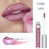 Oksale® Matte To Glitter Liquid Lipstick Waterproof Lip Gloss Makeup Lip Glosscolor (G)