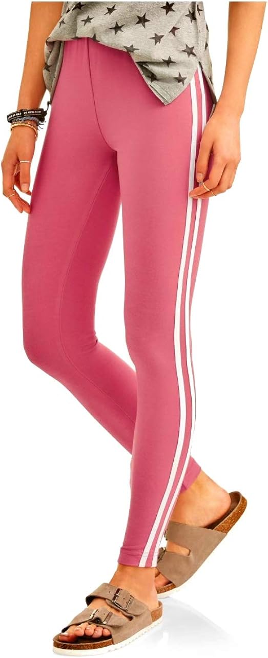 leggings with red side stripe